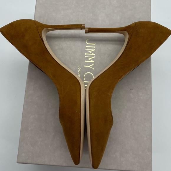 ❌SOLD❌Authentic Brand new Jimmy Choo suede leather Romy 85mm - Picture 10 of 15